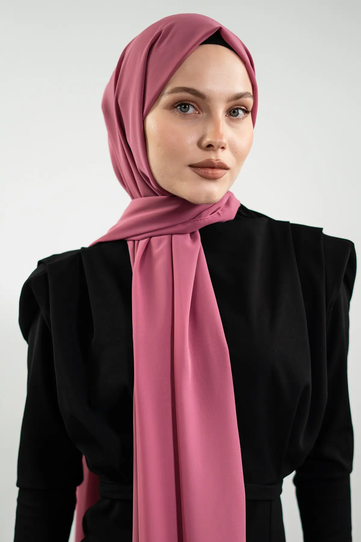 Chiffon Rose Shawl-detail