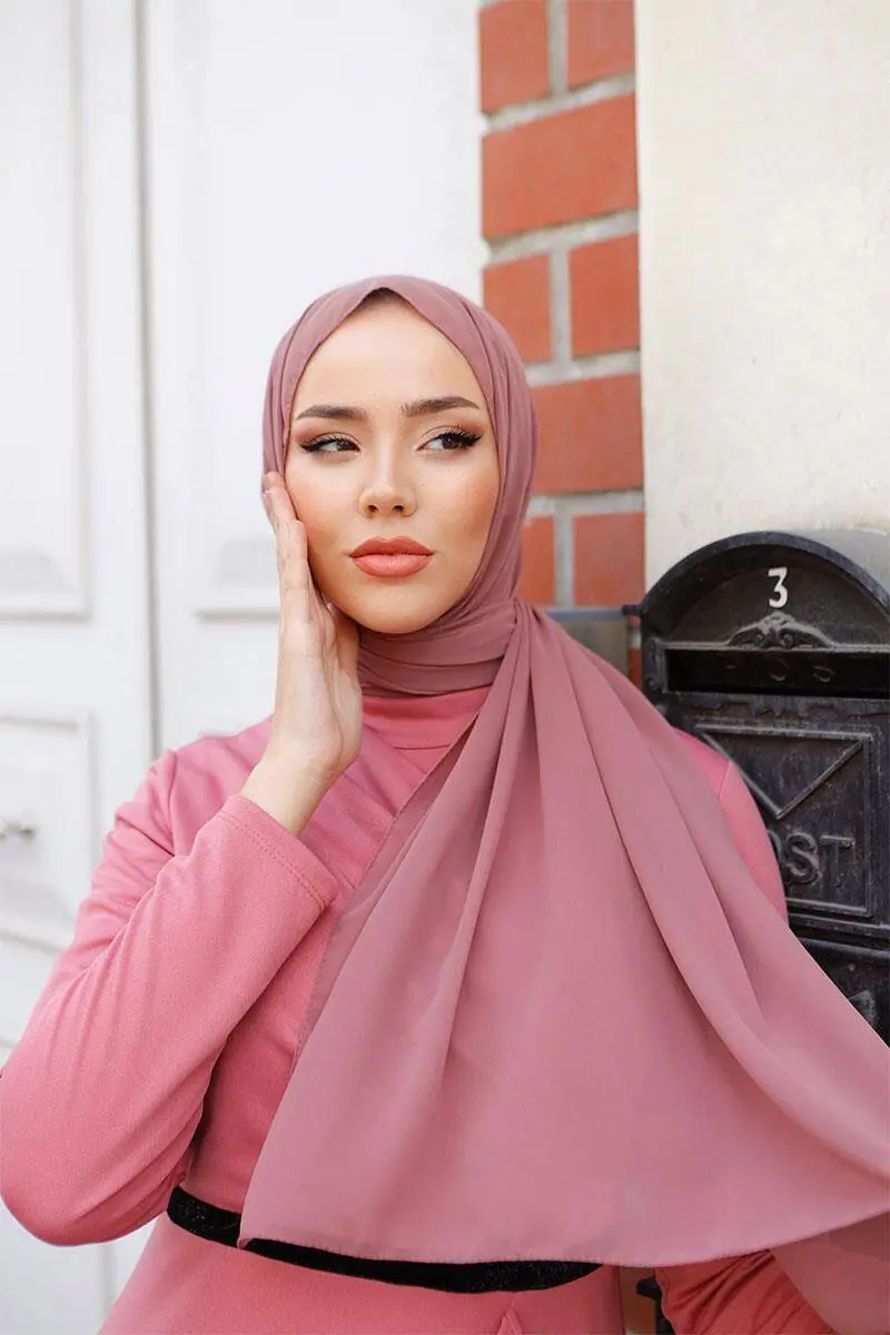 Chiffon Rose Shawl