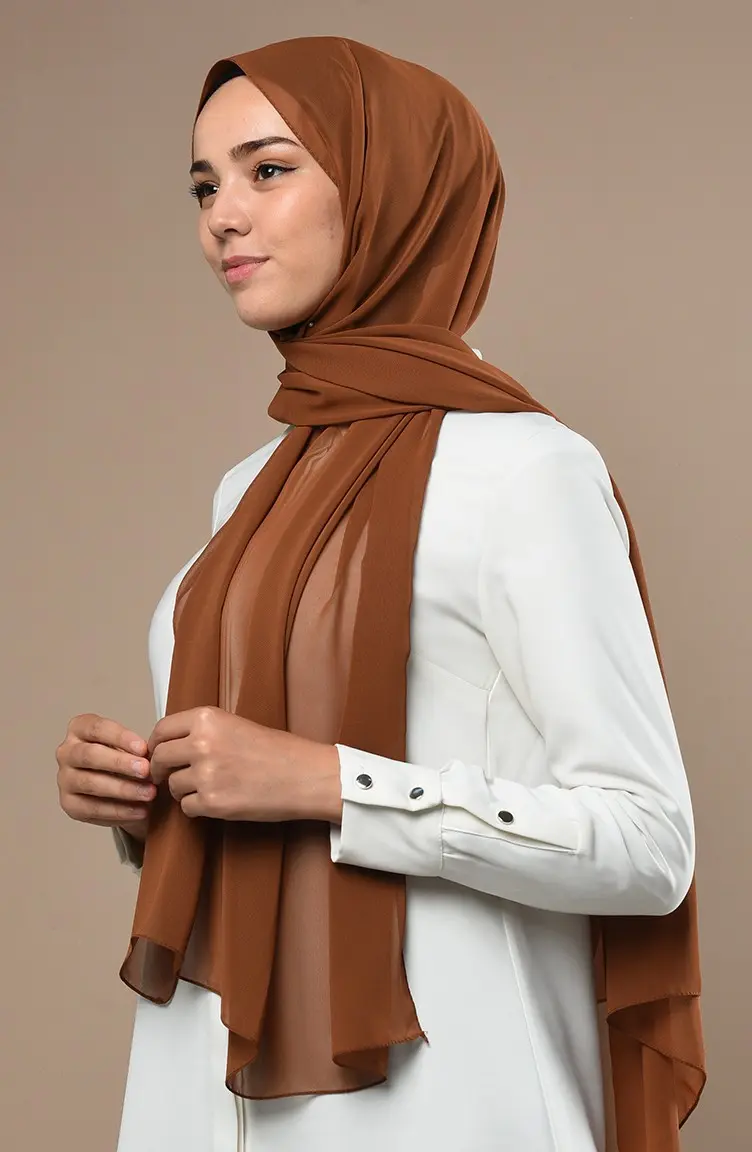 Chiffon Tan Shawl