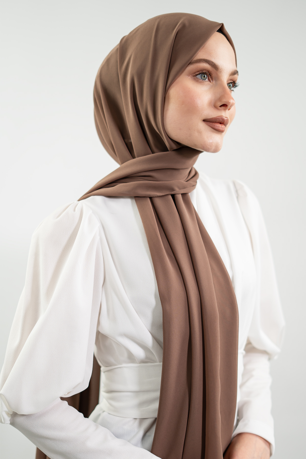 Chiffon Vıson Color Shawl