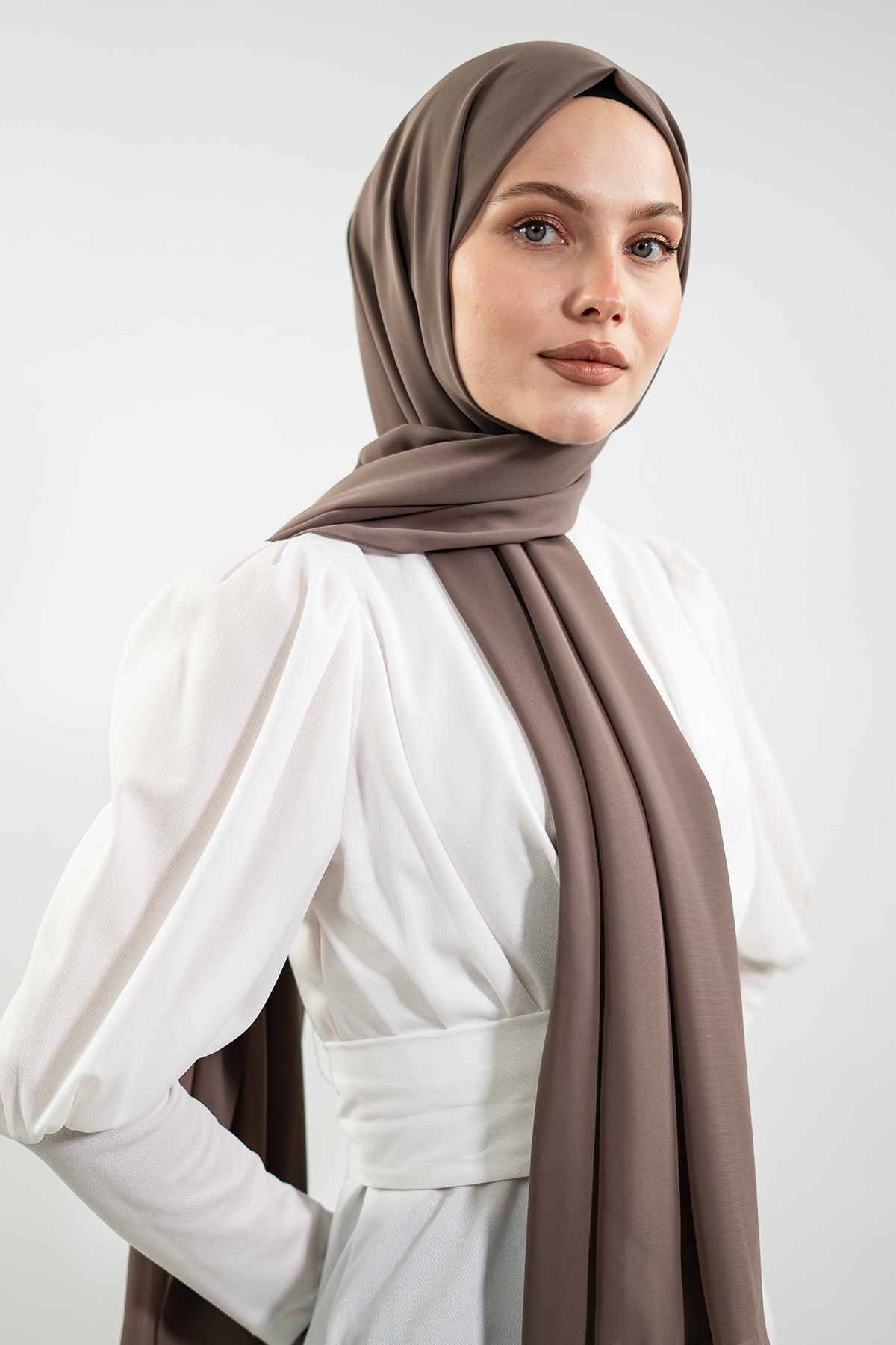 Chiffon Vıson Color Shawl