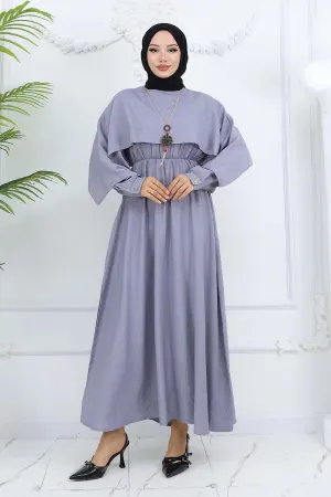 Collar Detailed Necklace Dress