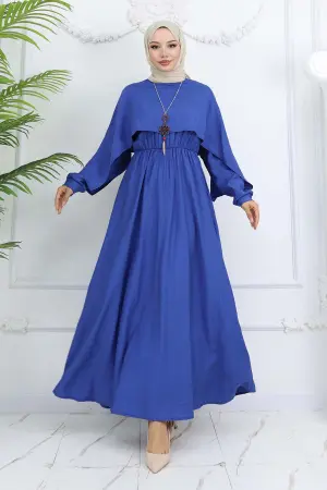 Collar Detailed Necklace Dress