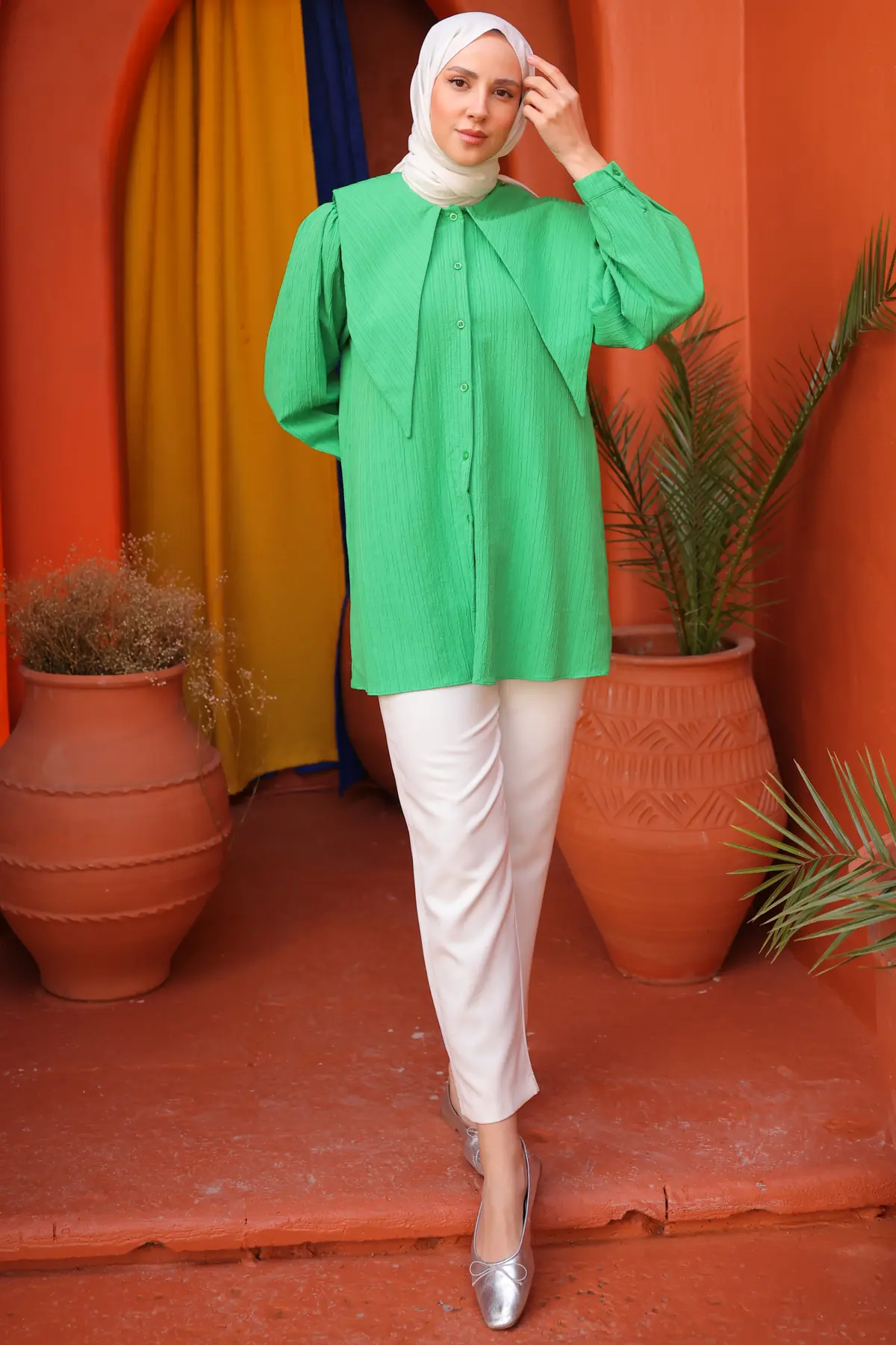 Collared Tunic-detail