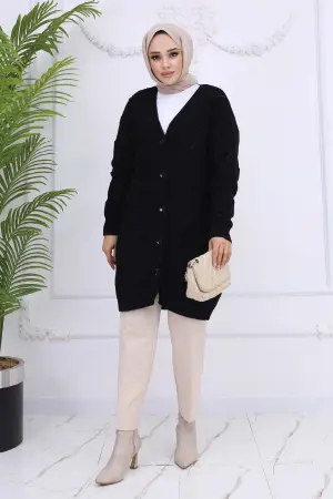 Diamond Patterned Cardigan