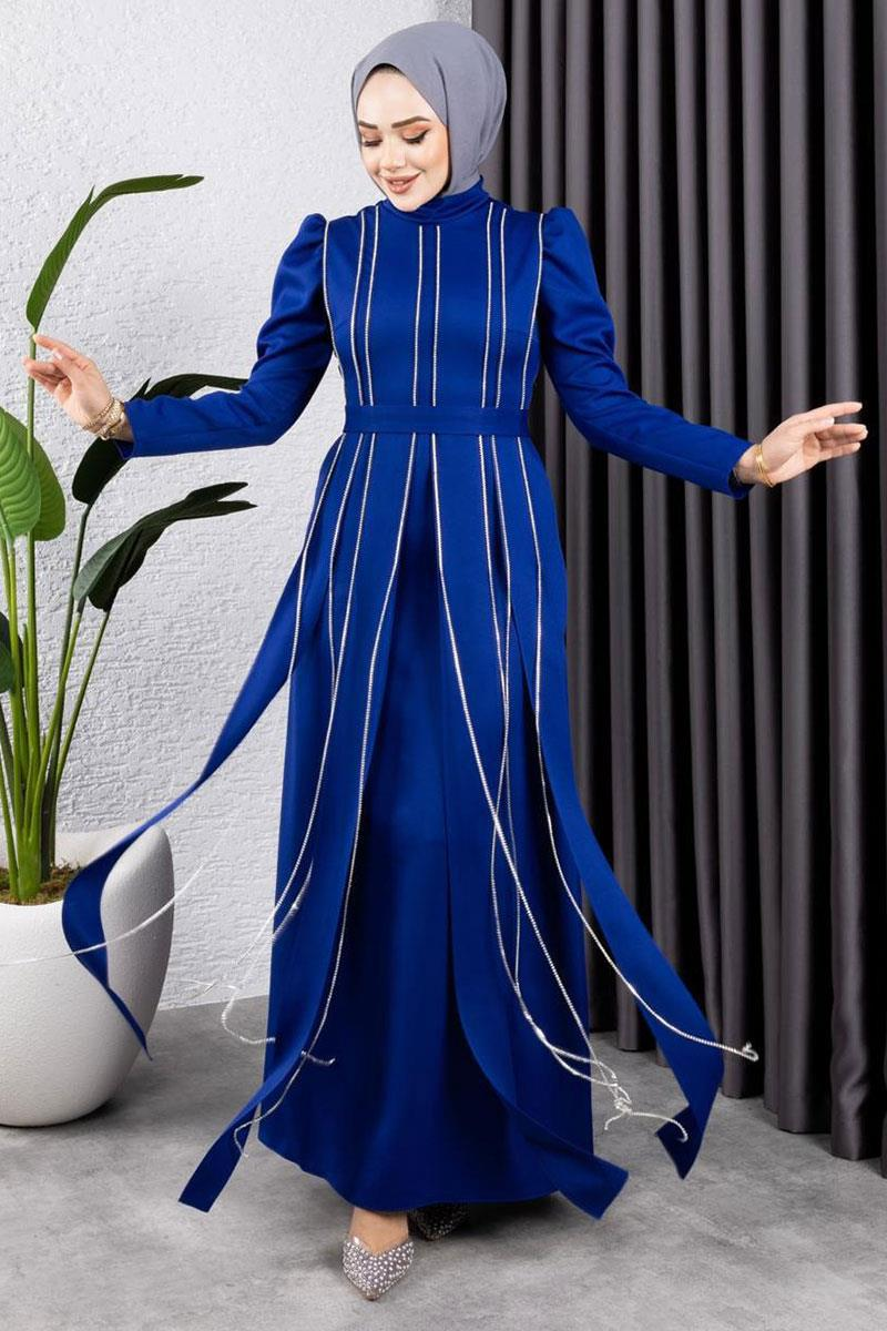 Diamond Stone Evening Dress