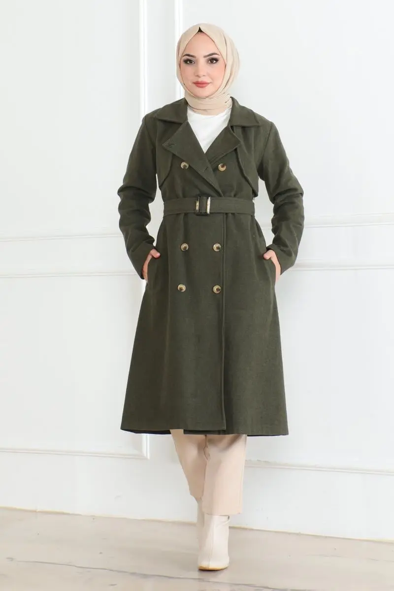 Double-breasted Cashmere Coat