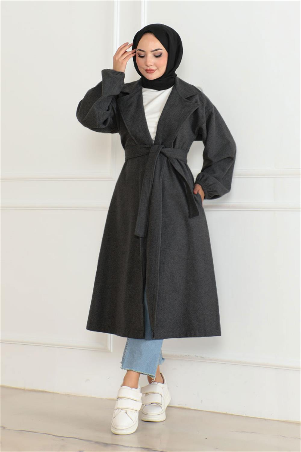 Double Breasted Collared Coat