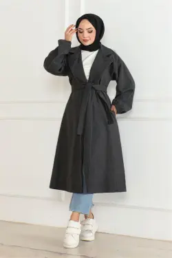 Double Breasted Collared Coat