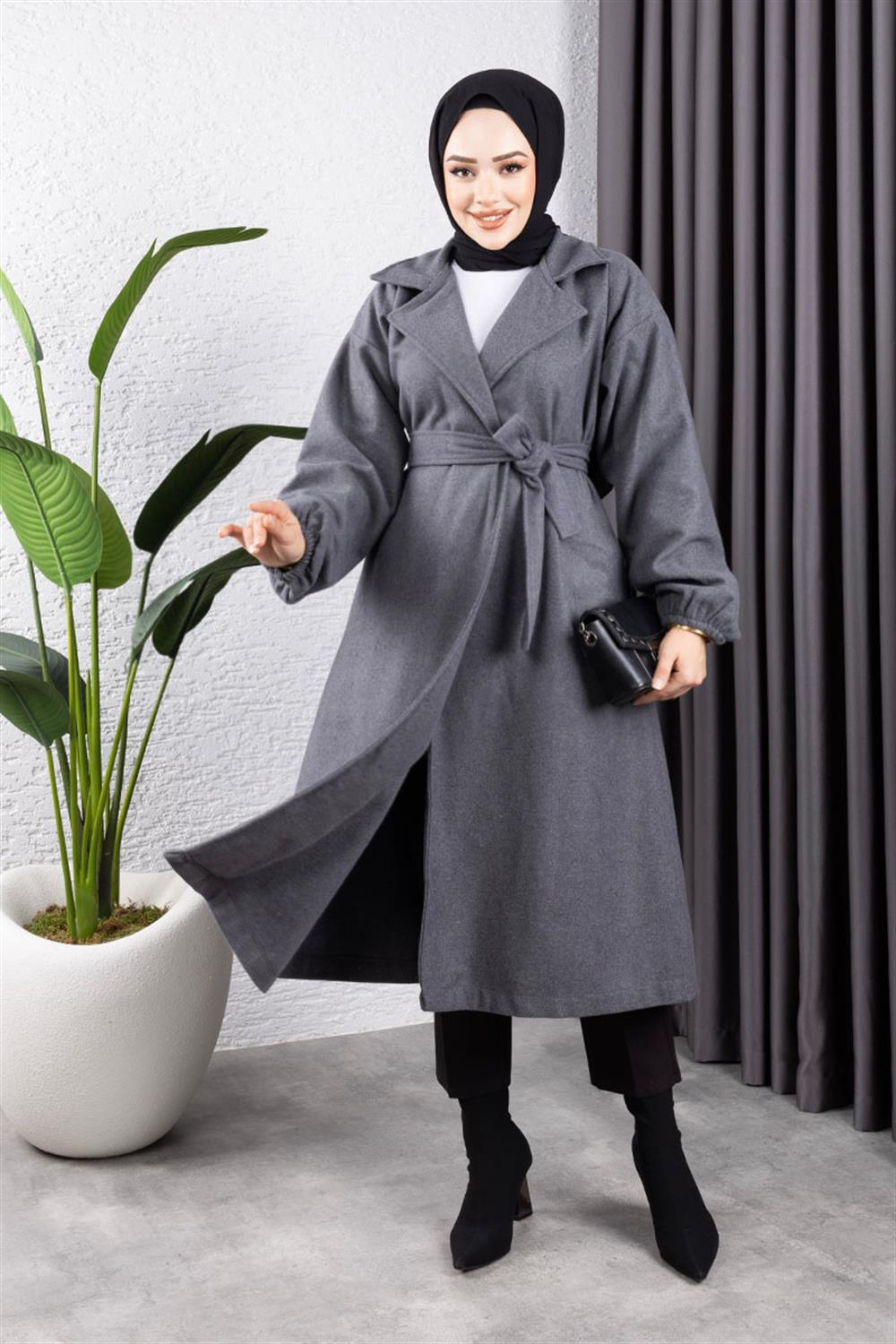 Double Breasted Collared Coat