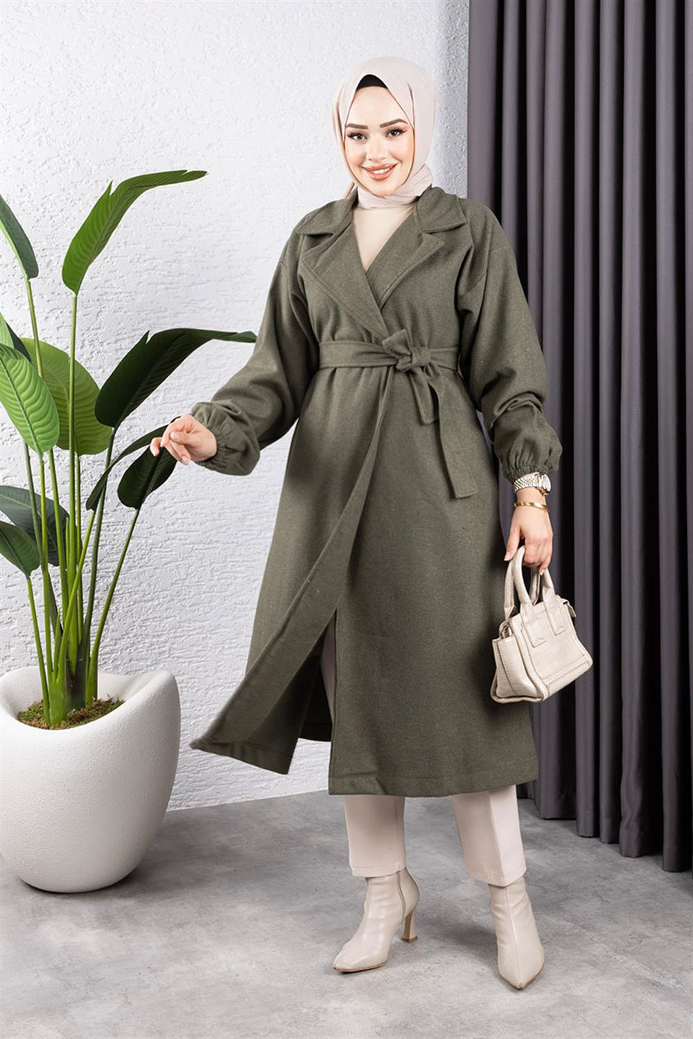 Double Breasted Collared Coat