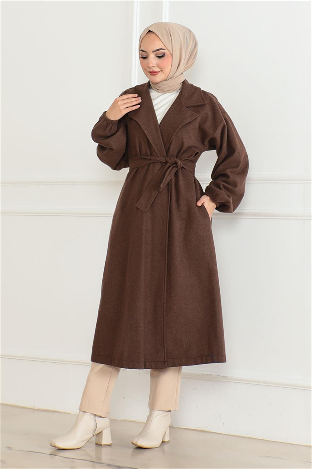 Double Breasted Collared Coat