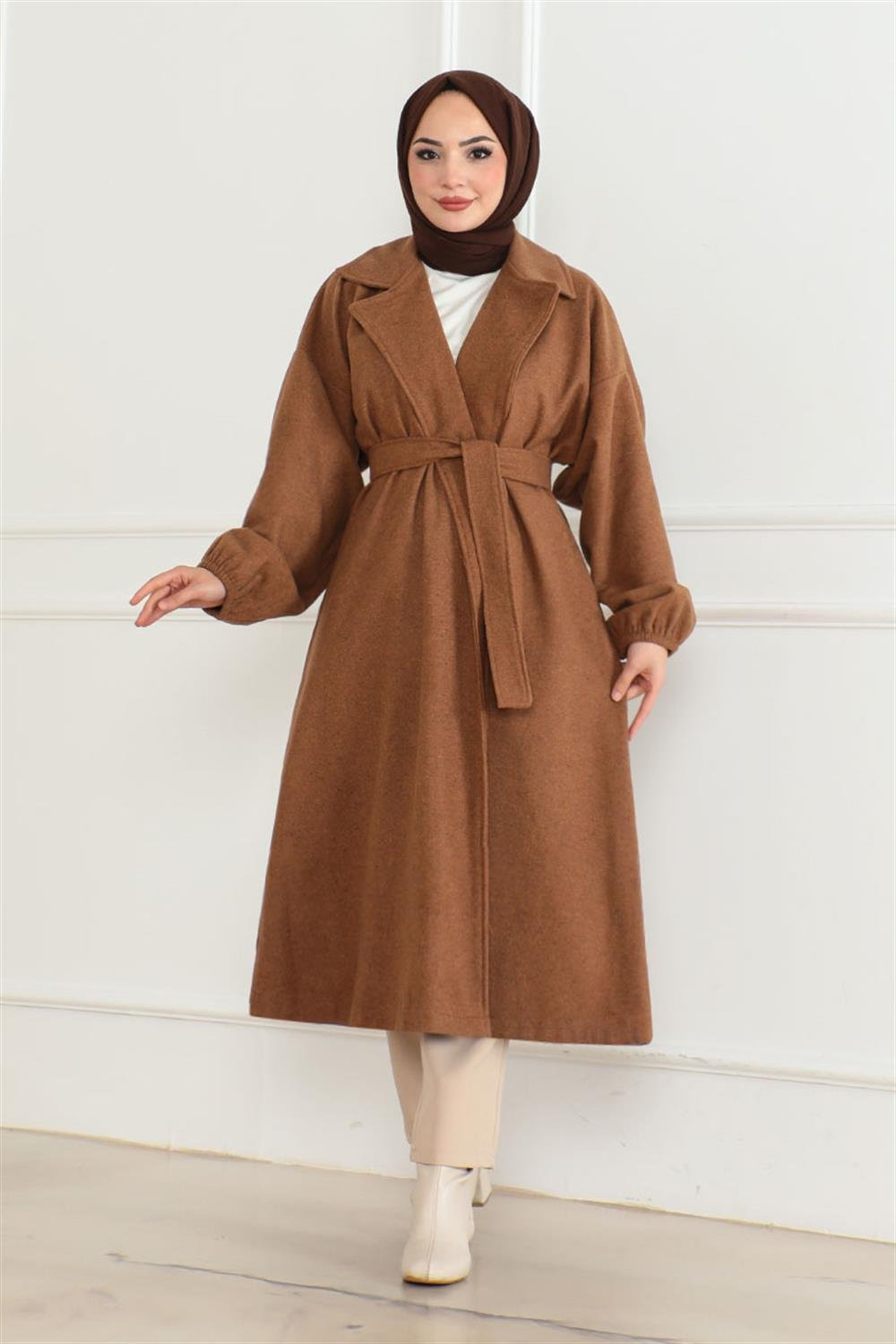 Double Breasted Collared Coat