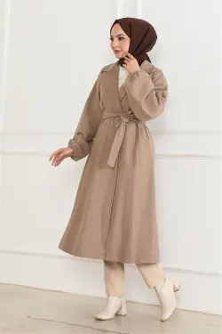 Double Breasted Collared Coat