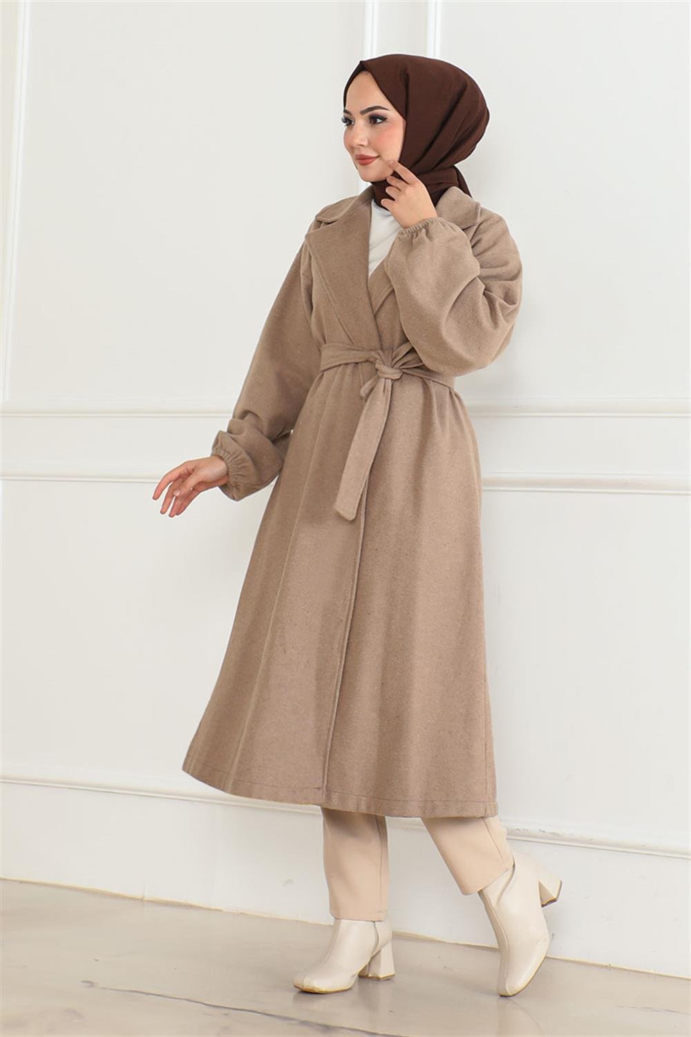 Double Breasted Collared Coat