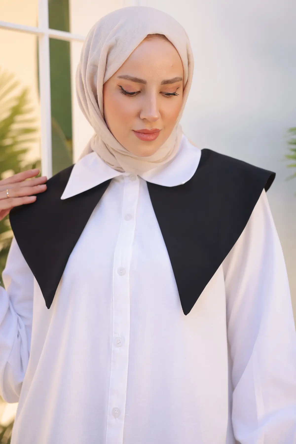 Double Collar Shirt-detail