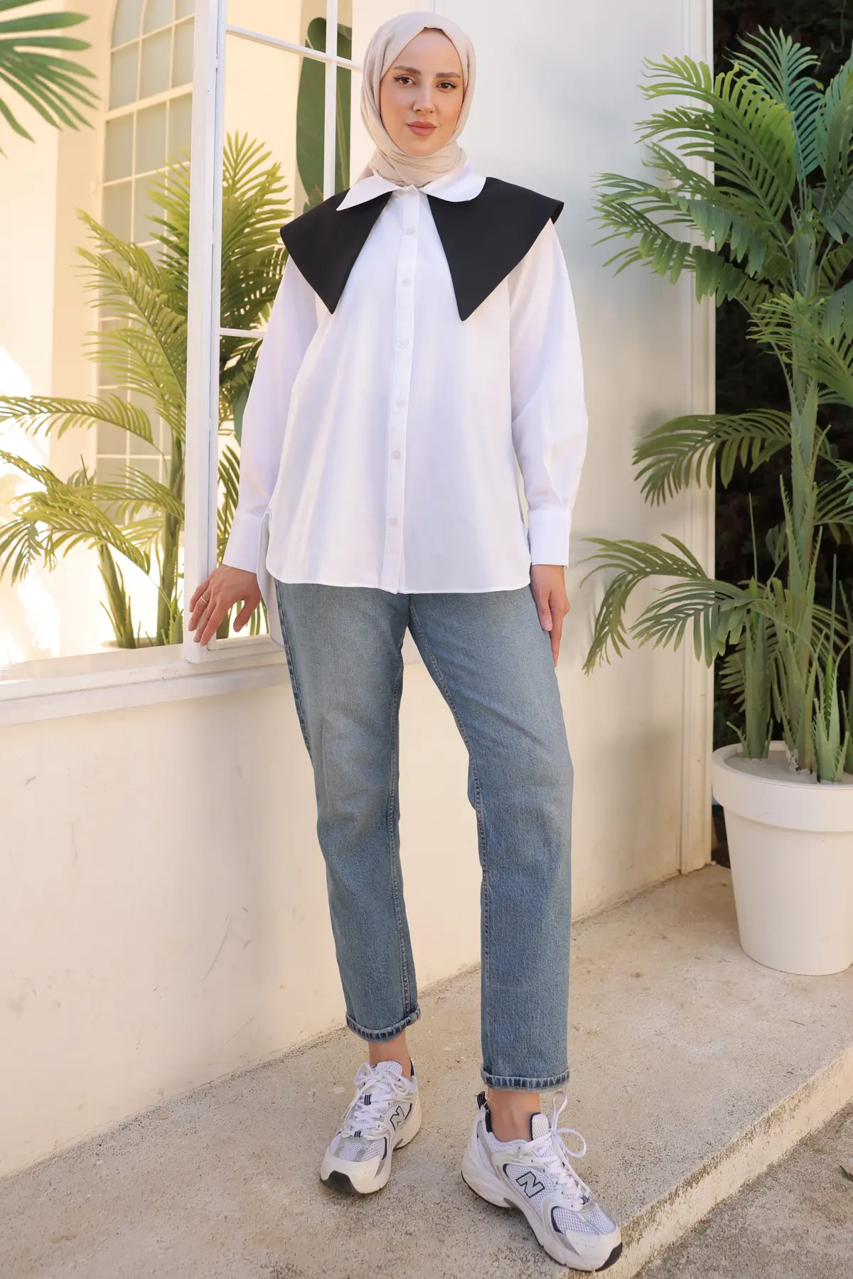 Double Collar Shirt-detail