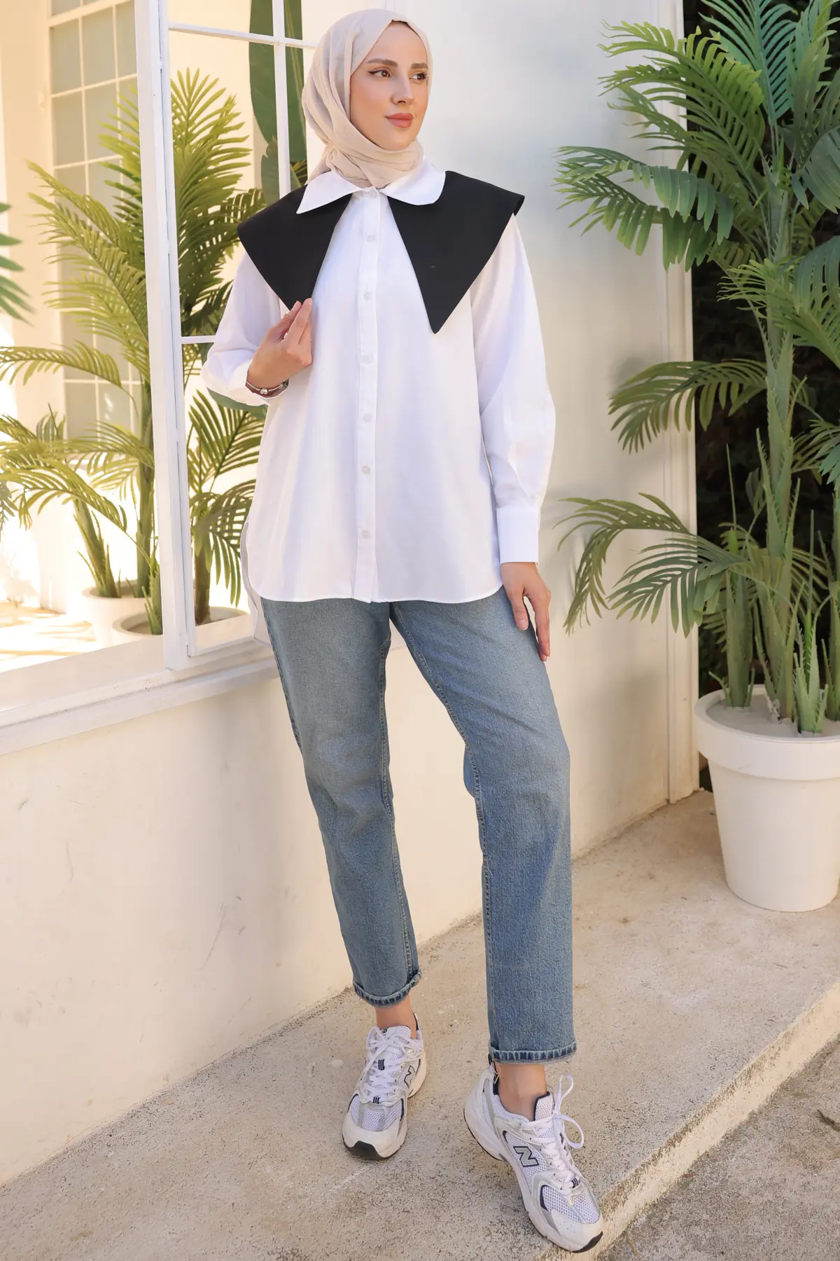 Double Collar Shirt-detail