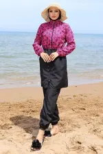 Ebrar Elastic Waist Hijab Swimsuit