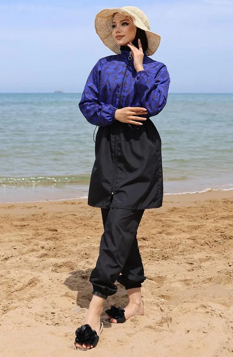 Ebrar Elastic Waist Hijab Swimsuit-detail