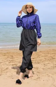 Ebrar Elastic Waist Hijab Swimsuit