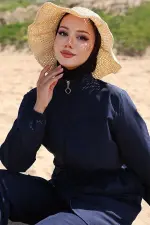 Elastic Waist Bag Modest Swimsuit