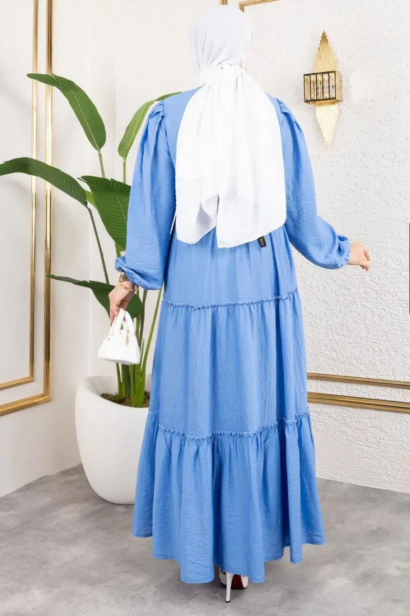 Elastic Waist Hijab Dress-detail