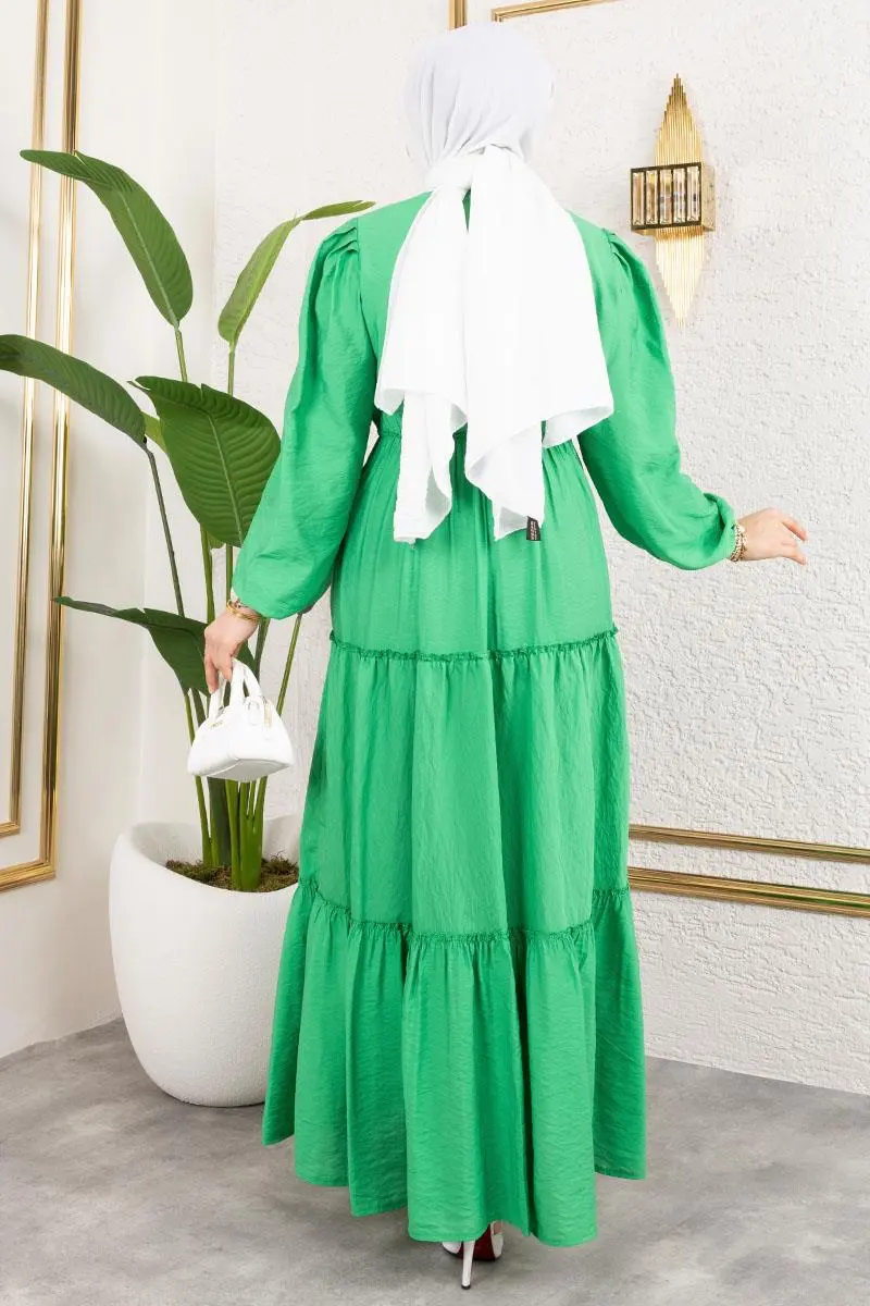 Elastic Waist Hijab Dress-detail