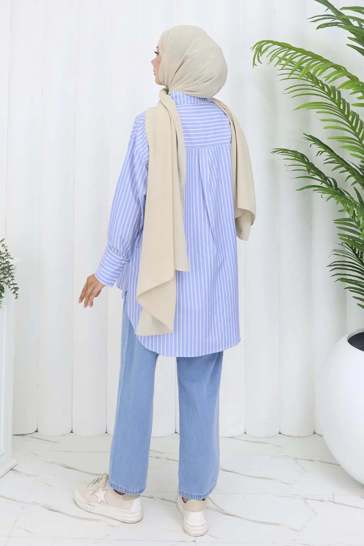 Elastic Waist Jeans-detail