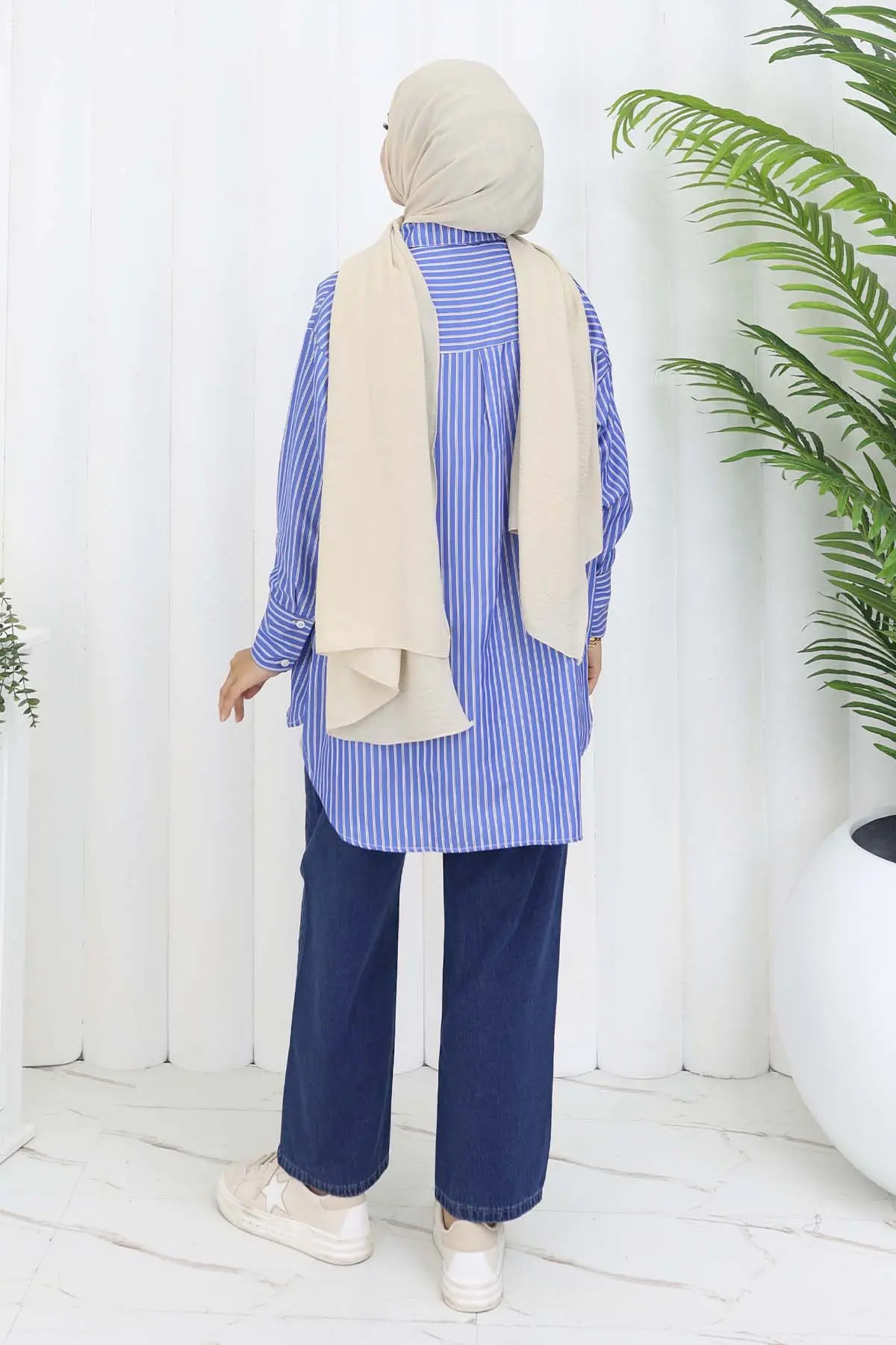 Elastic Waist Jeans-detail