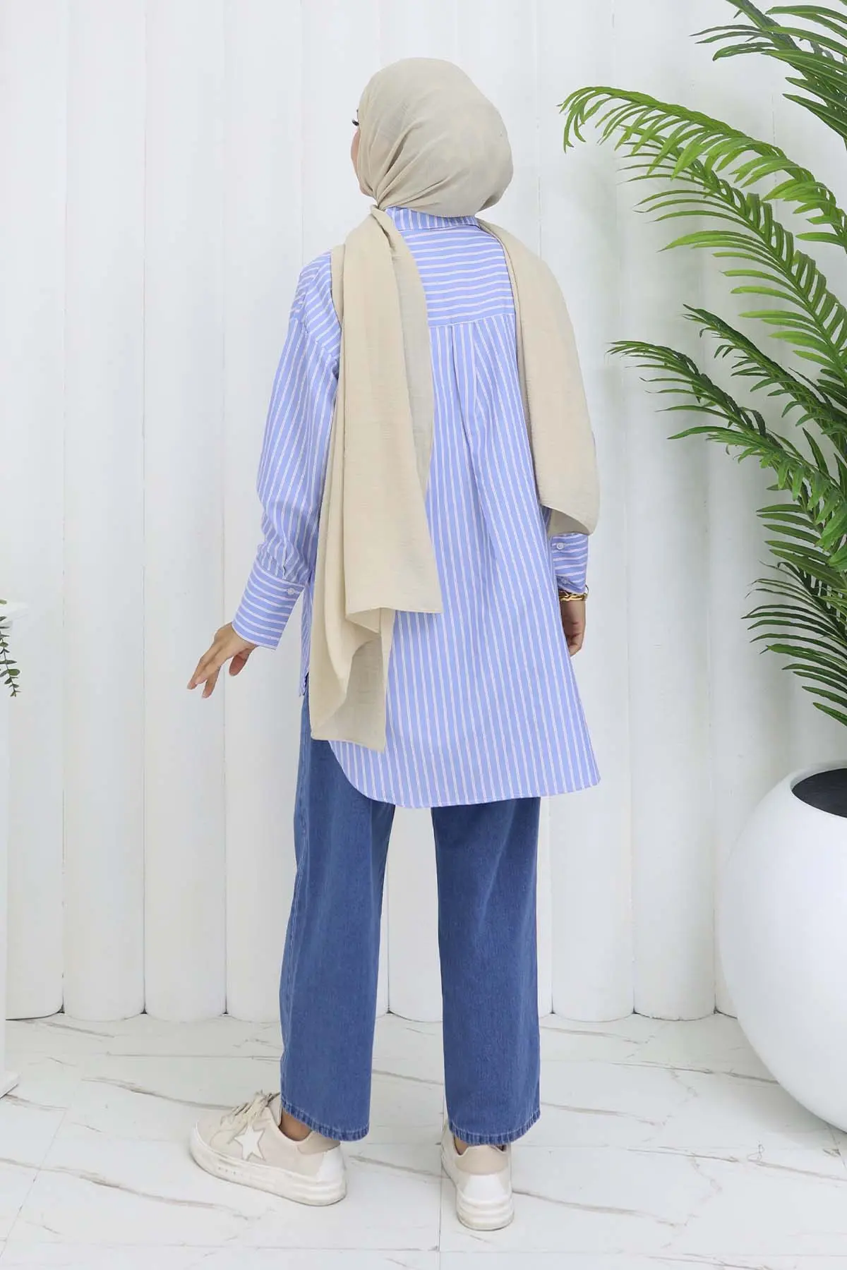 Elastic Waist Jeans-detail