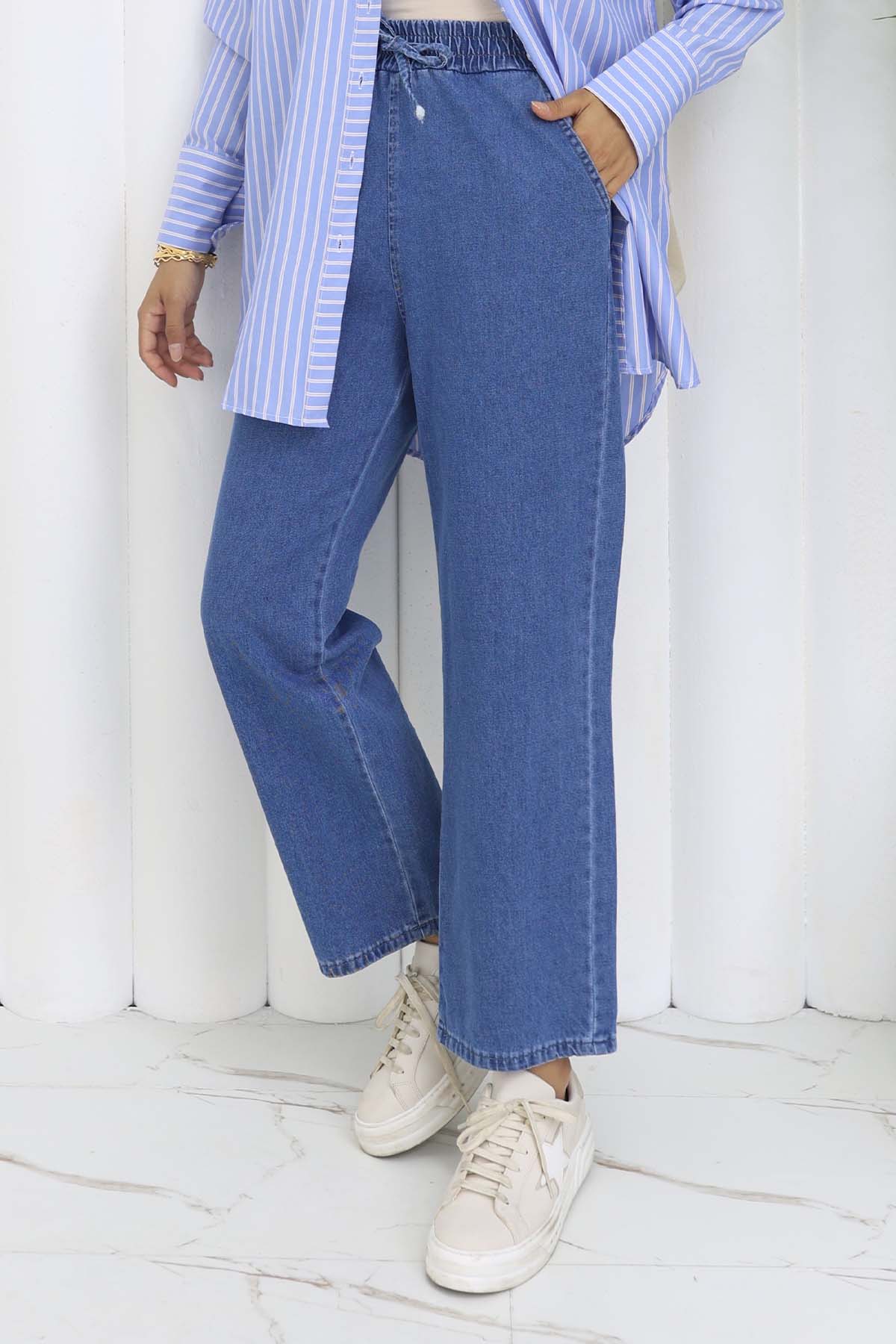 Elastic Waist Jeans