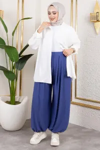 Elastic Waist Shalwar Trousers