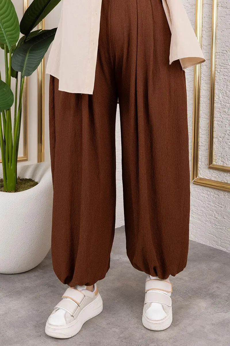 Elastic Waist Shalwar Trousers-detail