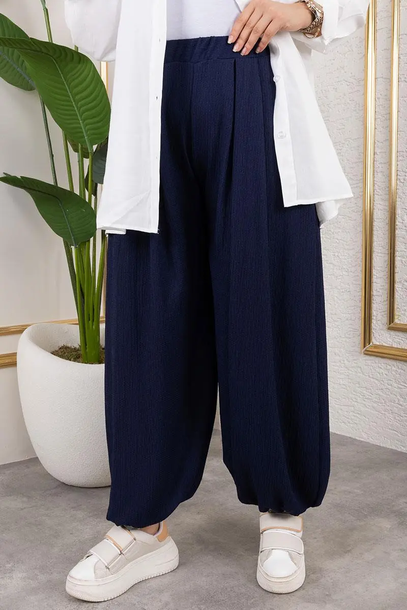 Elastic Waist Shalwar Trousers-detail