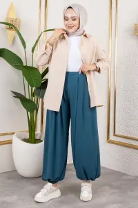 Elastic Waist Shalwar Trousers