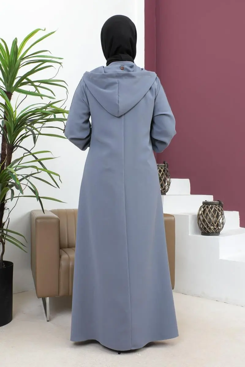 Embroidered Abaya-detail