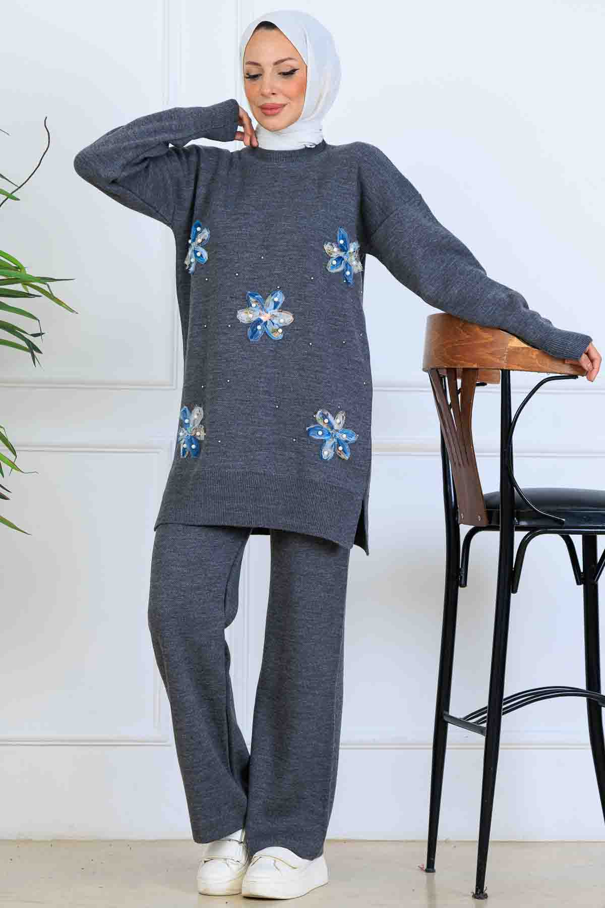 Floral Knitwear Set