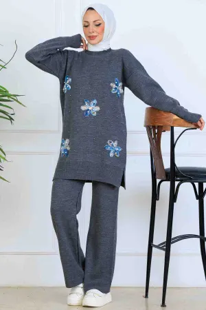 Floral Knitwear Set
