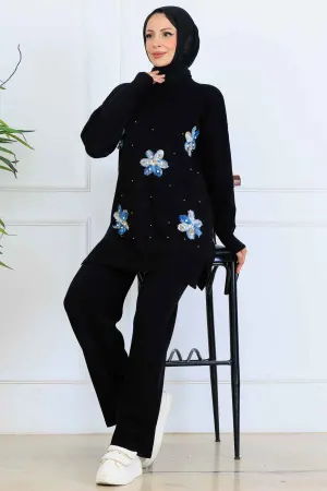 Floral Knitwear Set