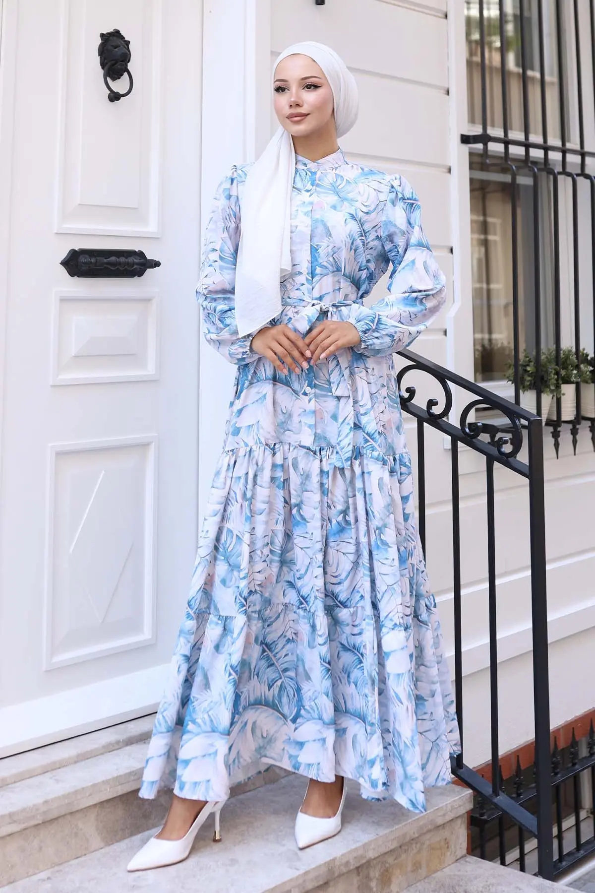 Floral Patterned Dress-detail