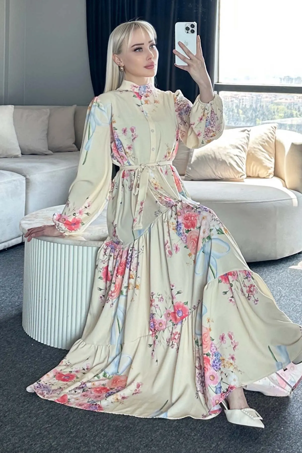 Floral Patterned Dress