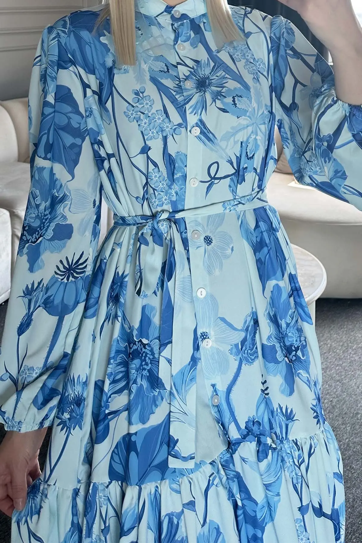 Floral Patterned Dress-detail