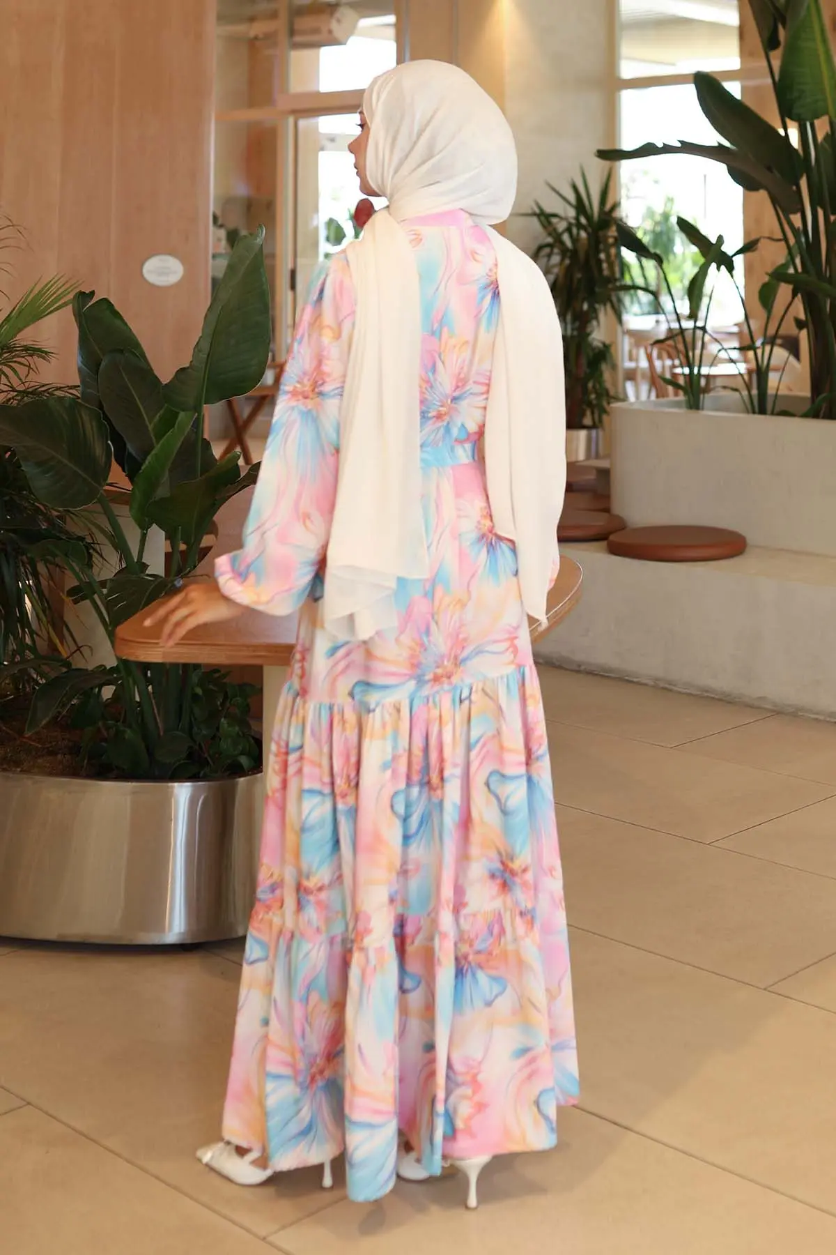 Floral Patterned Dress-detail