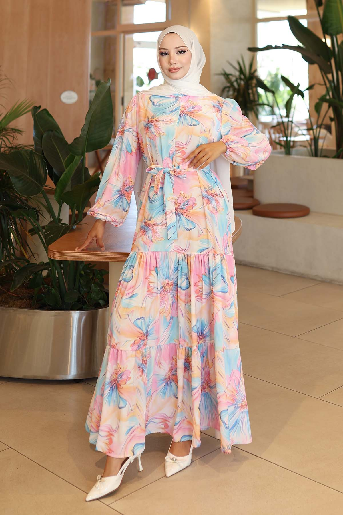 Floral Patterned Dress