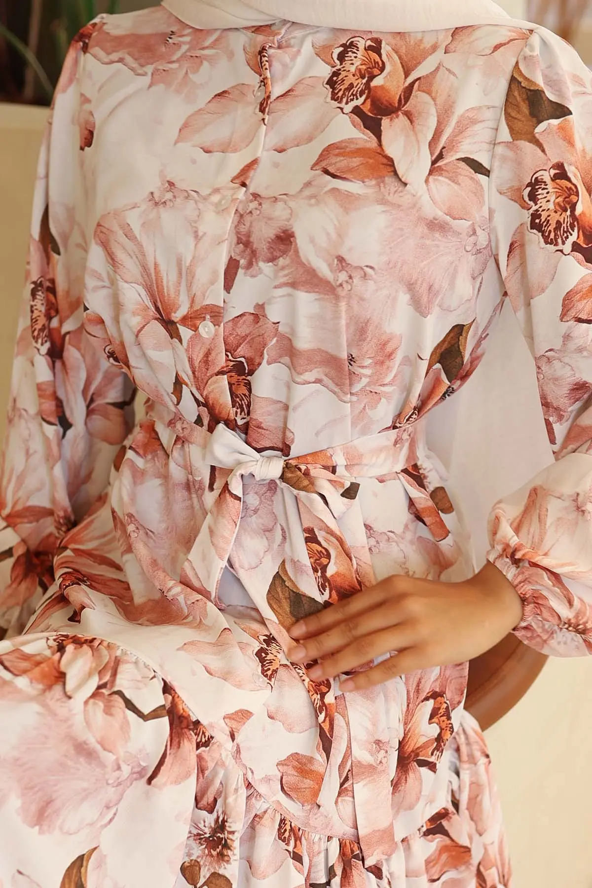 Floral Patterned Dress-detail