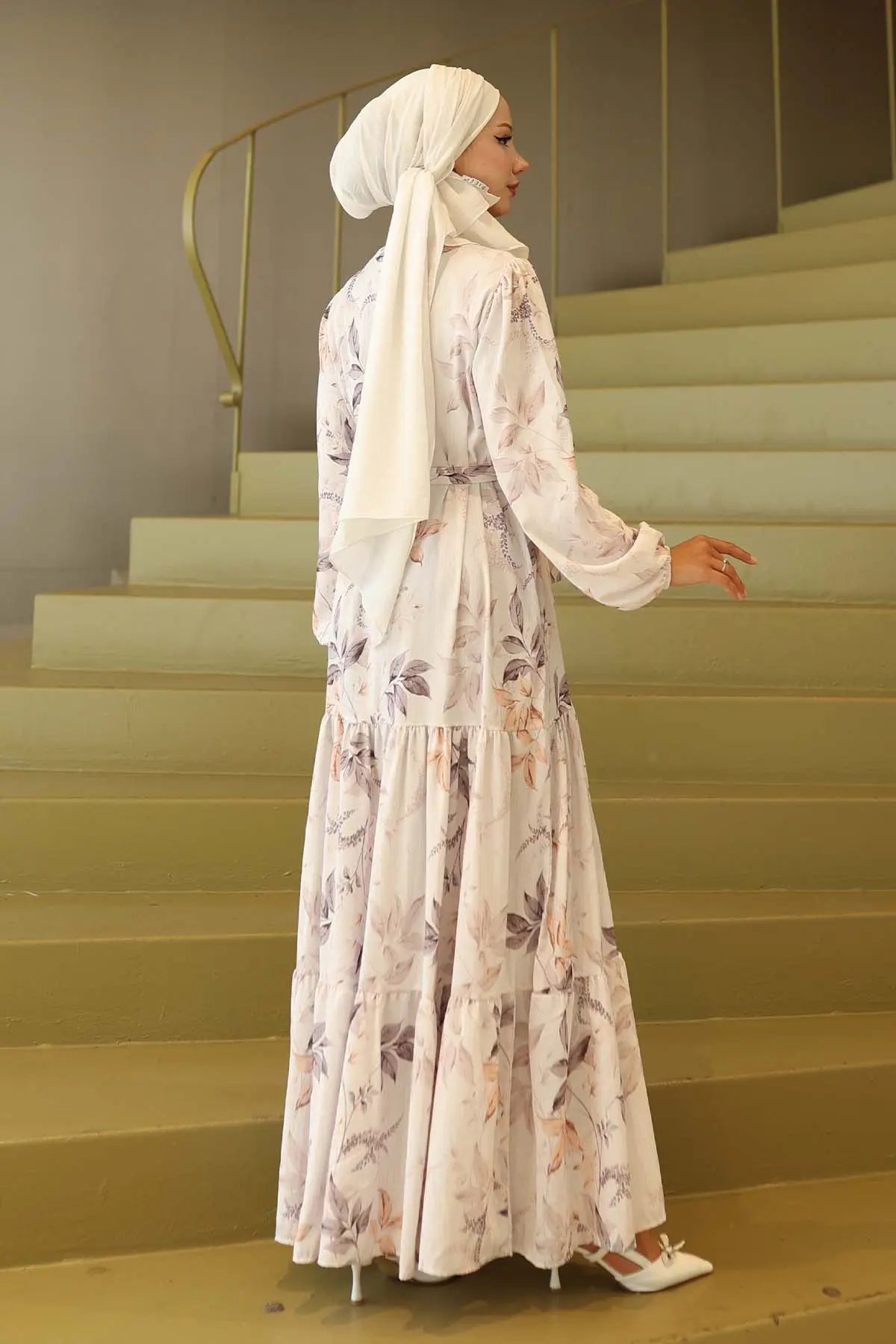 Floral Patterned Dress-detail