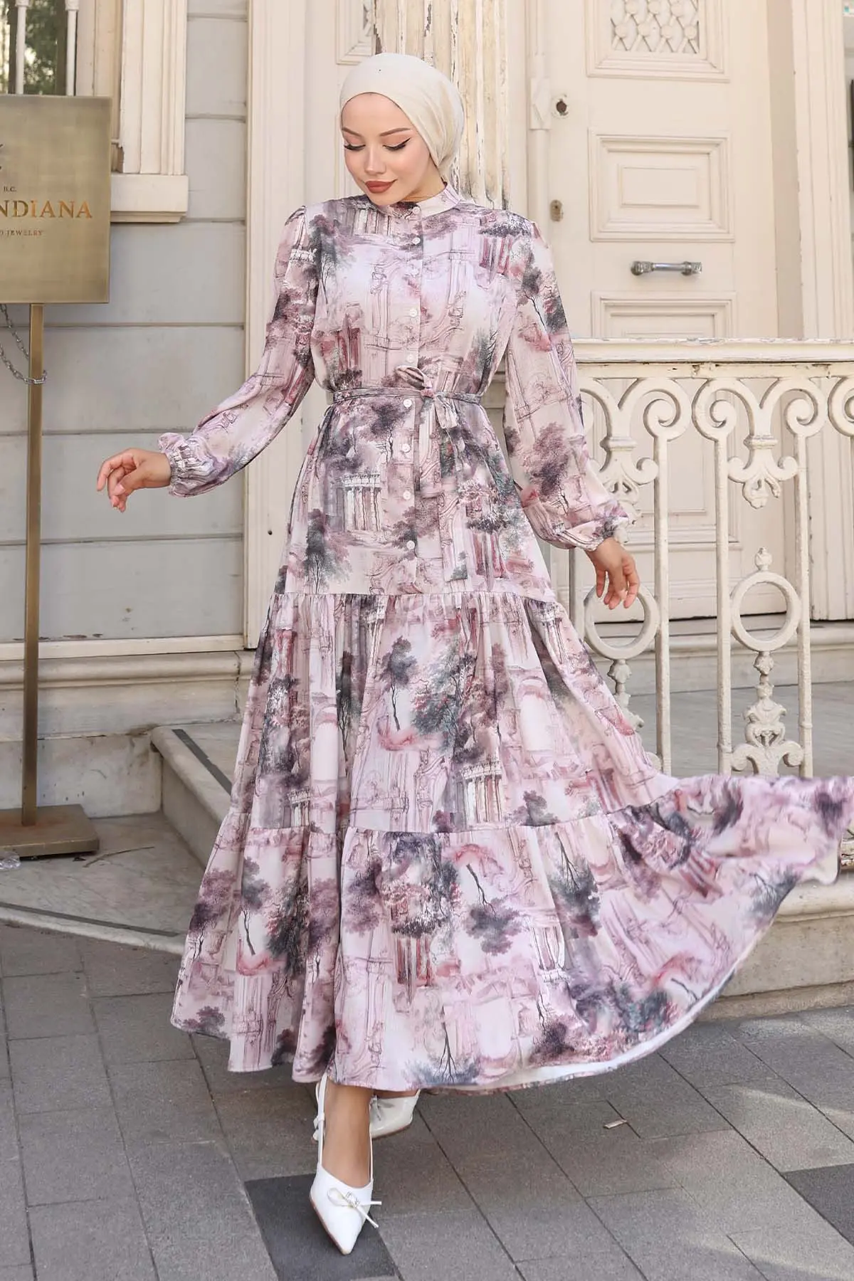 Floral Patterned Dress-detail