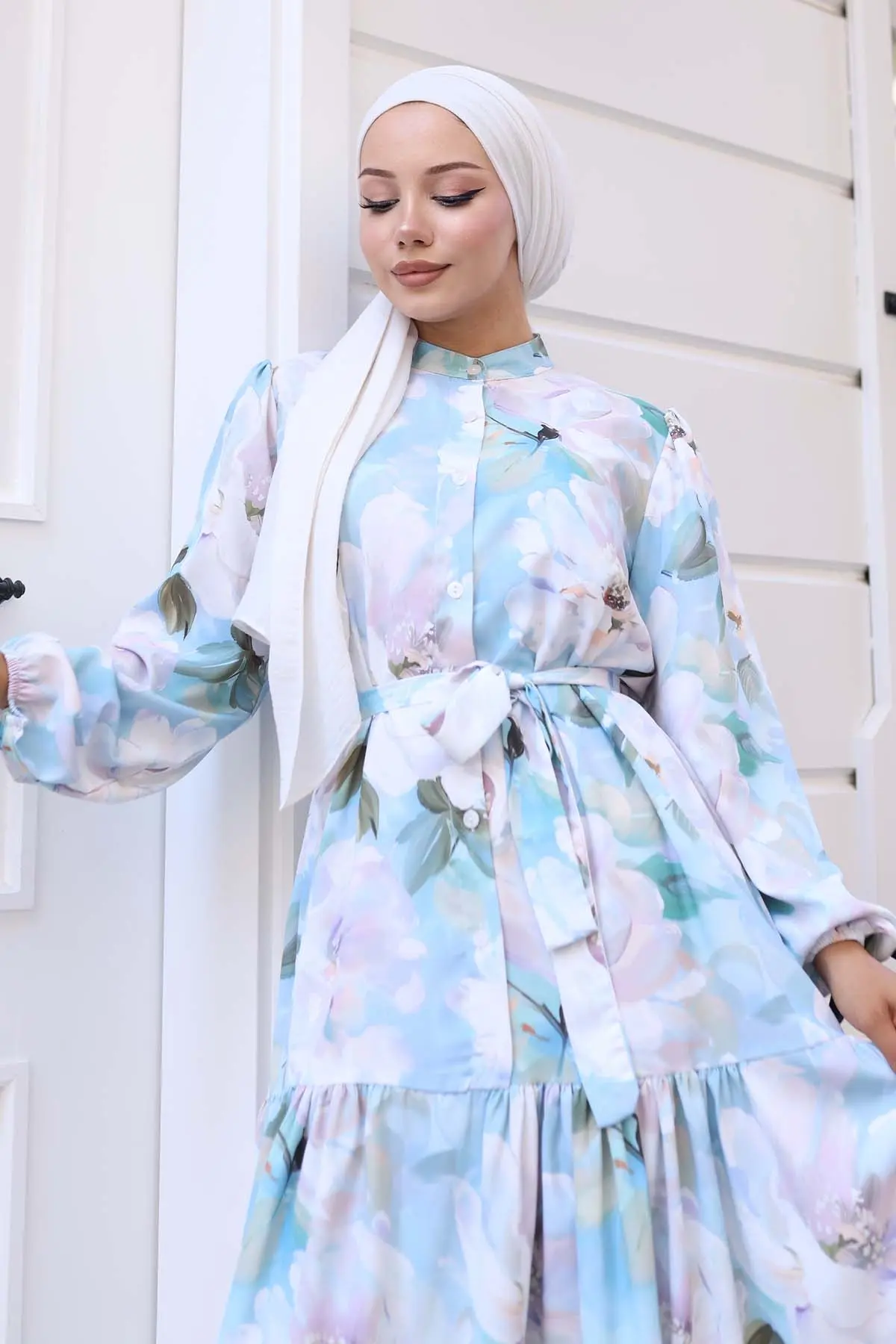 Floral Patterned Dress-detail