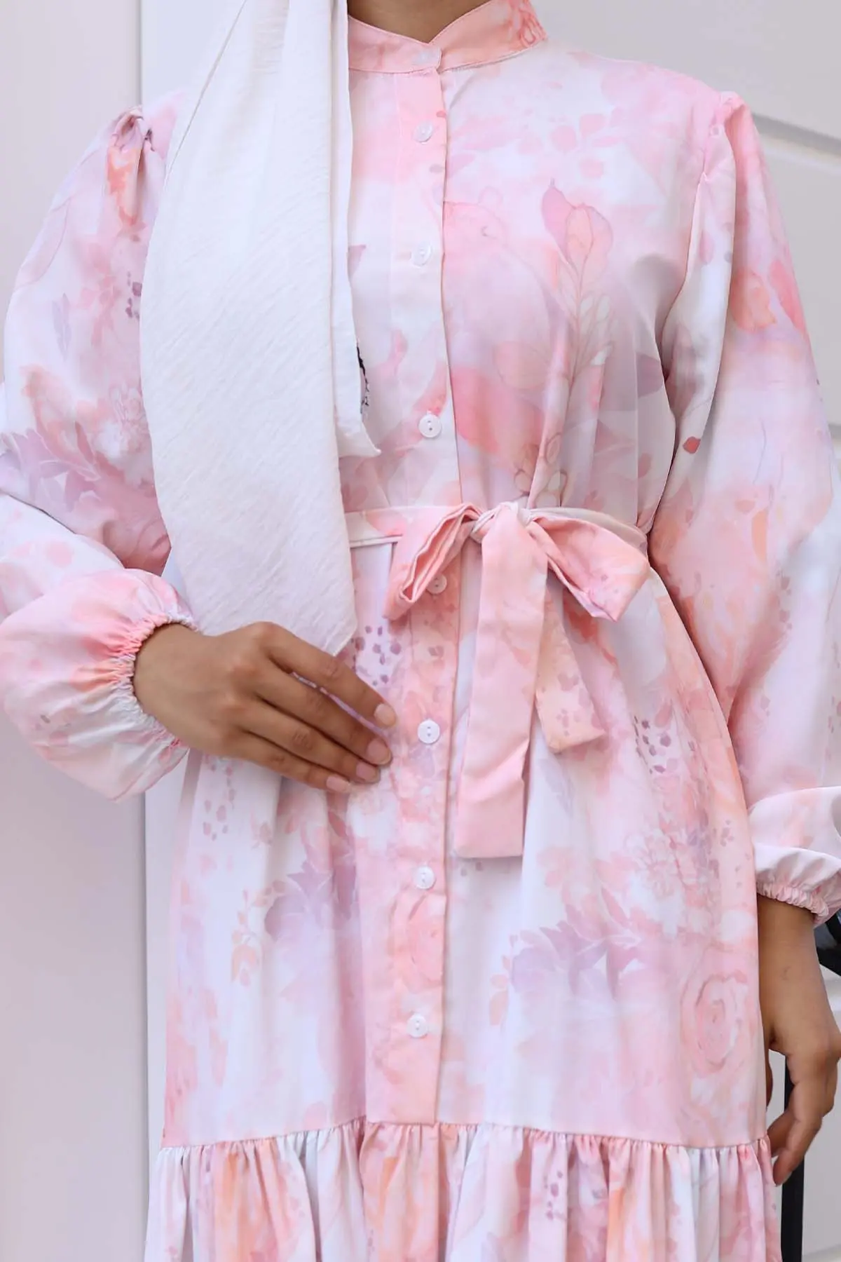 Floral Patterned Dress-detail